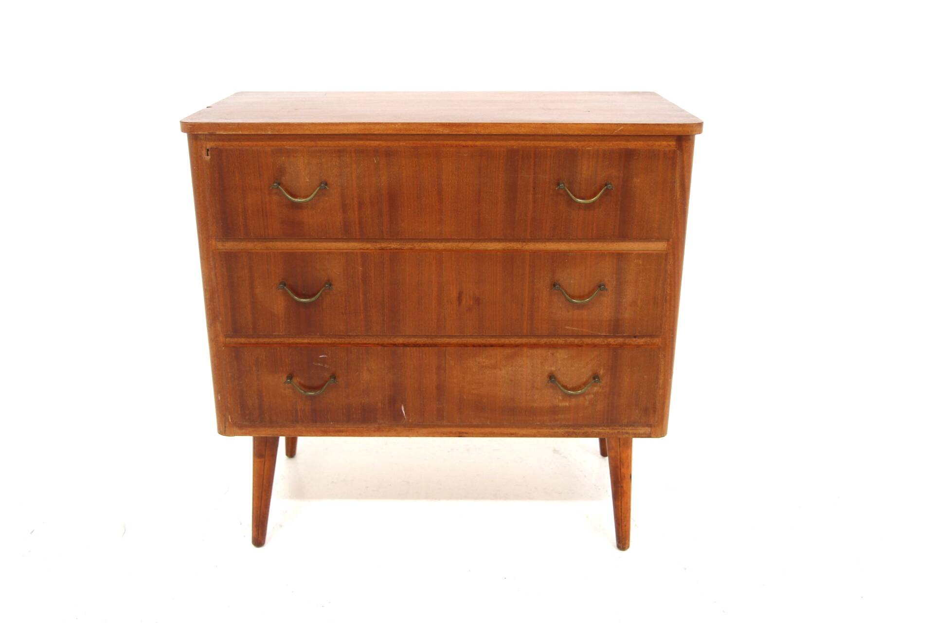 Scandinavian mahogany chest of drawers, Sweden, 1950