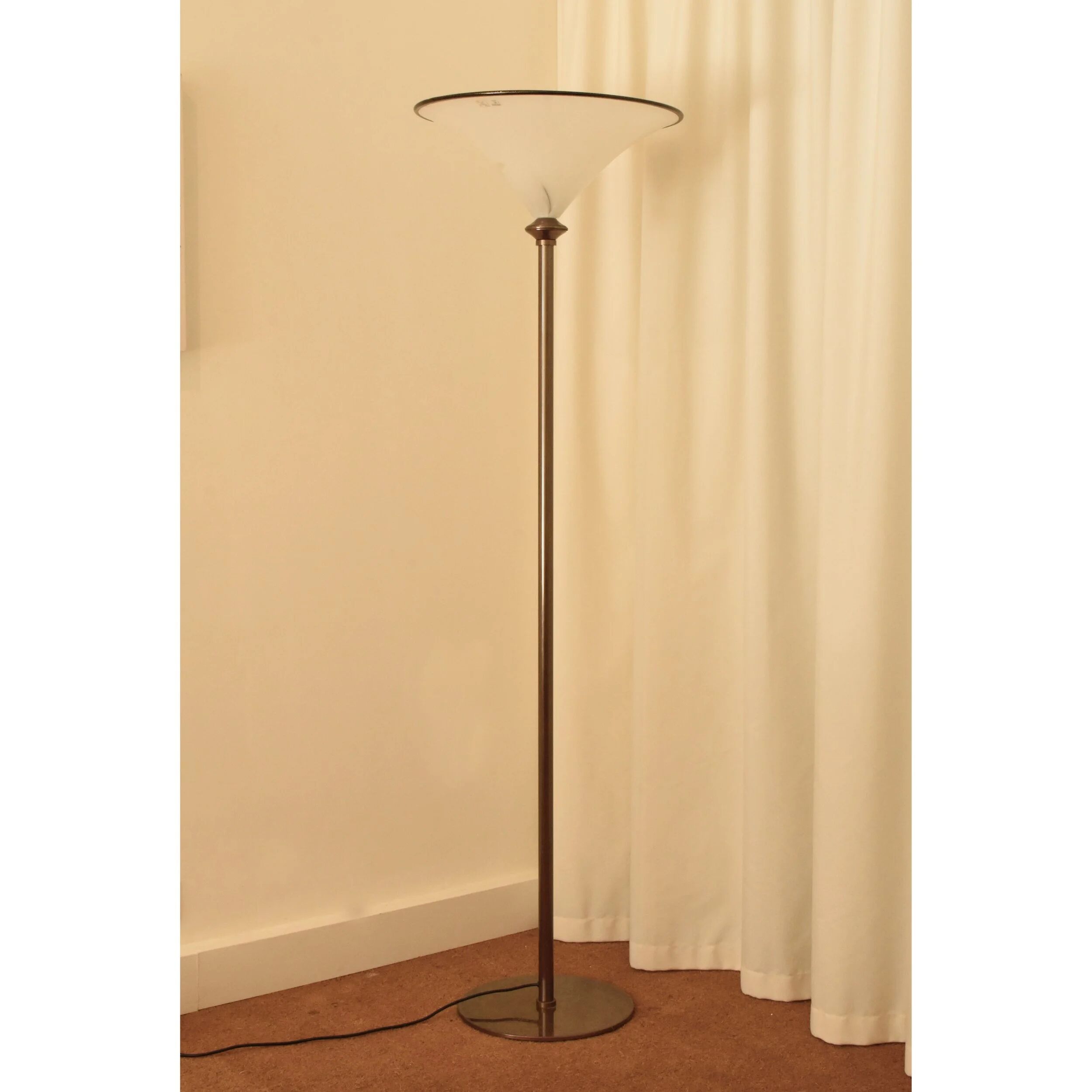 Lampadaire en verre de Murano Barovier & Toso
