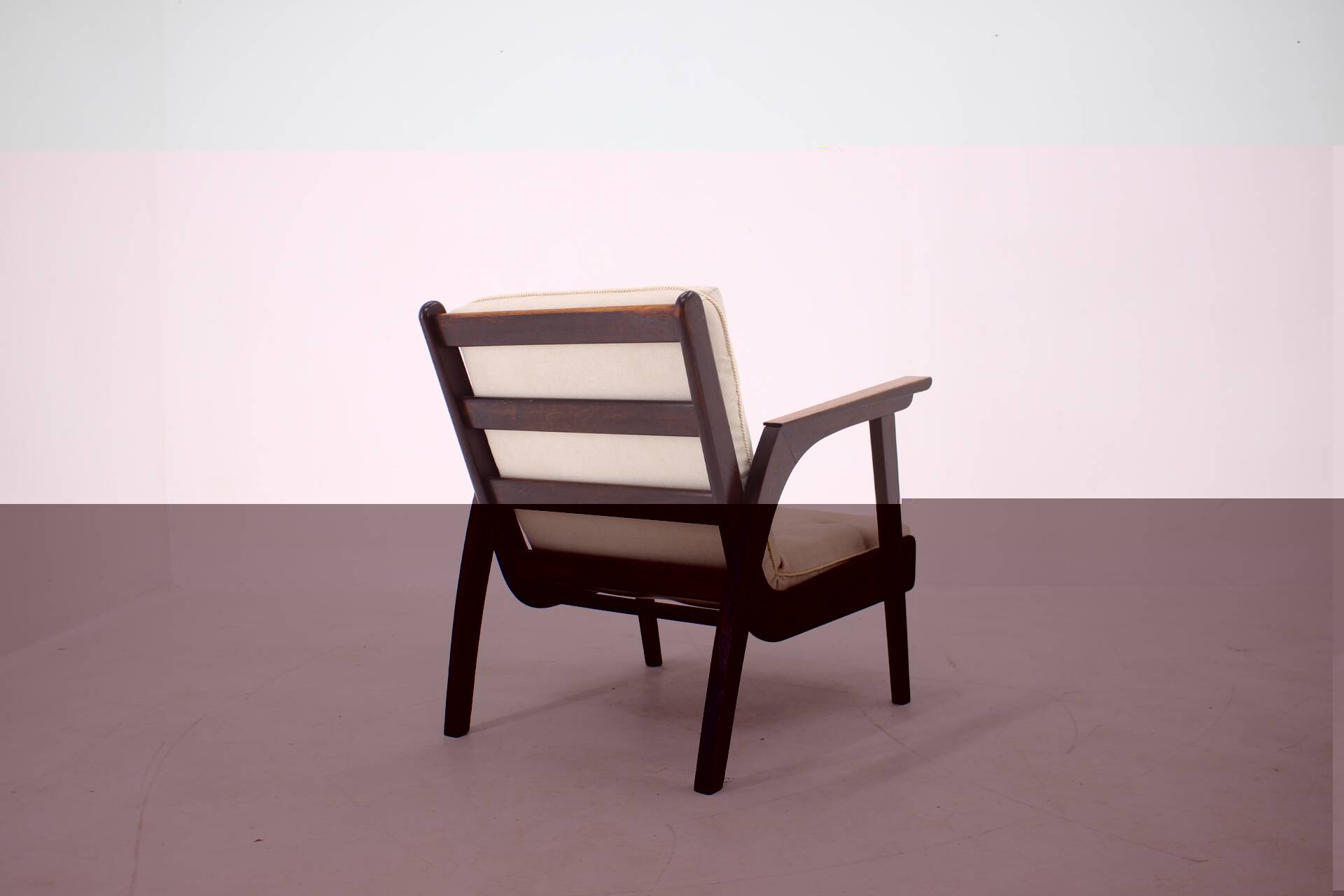 1960s Design Oak Armchair, Czechoslovakia