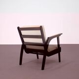 1960s Design Oak Armchair, Czechoslovakia