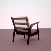 Fauteuil en chêne design des années 1960, Tchécoslovaquie