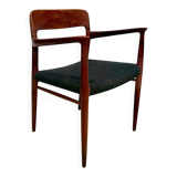 Model 56 Danish teak chair with armrests by Niels O. Møller for J.L. Møllers, 1954
