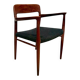 Model 56 Danish teak chair with armrests by Niels O. Møller for J.L. Møllers, 1954