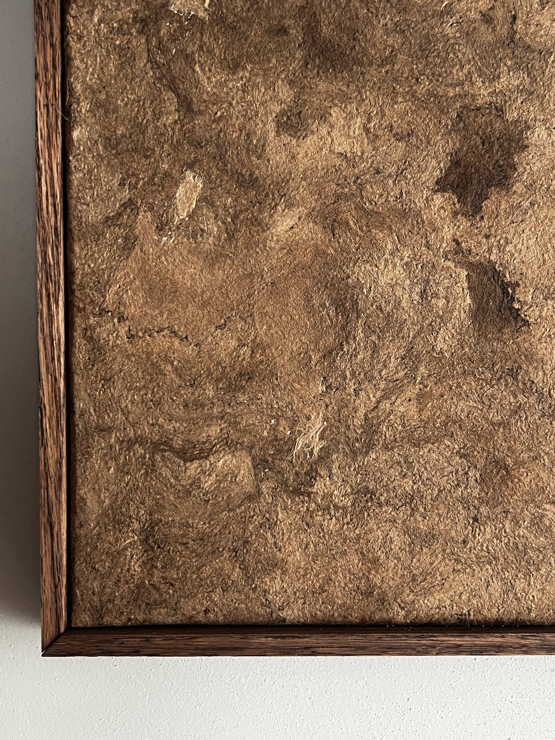 Artwork made of bark paper