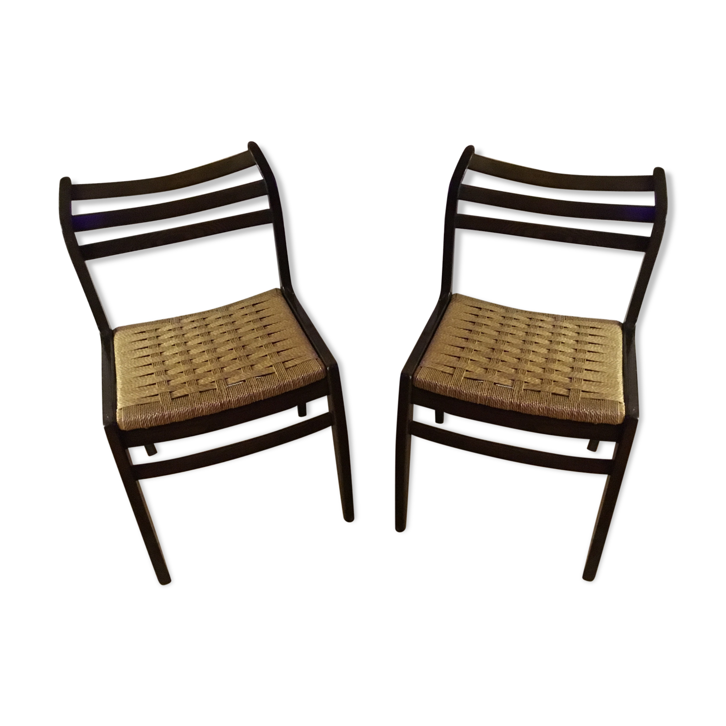 2 chairs design niels otto by J.L mollers year 60