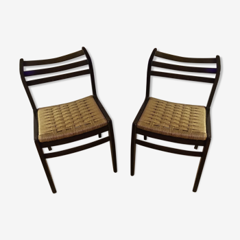 2 chairs design niels otto by J.L mollers year 60