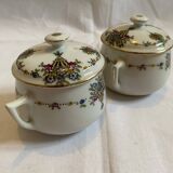 Limoges porcelain sugar bowls