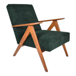Fauteuil tissu forestier