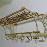 Coat rack brush aluminum 1960