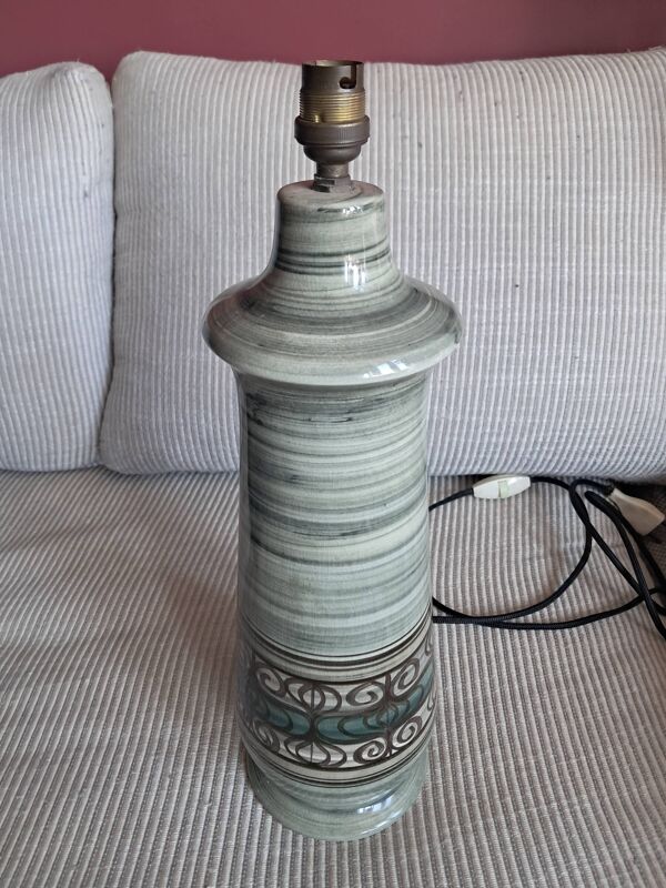 Grande lampe vintage en céramique de Jersey