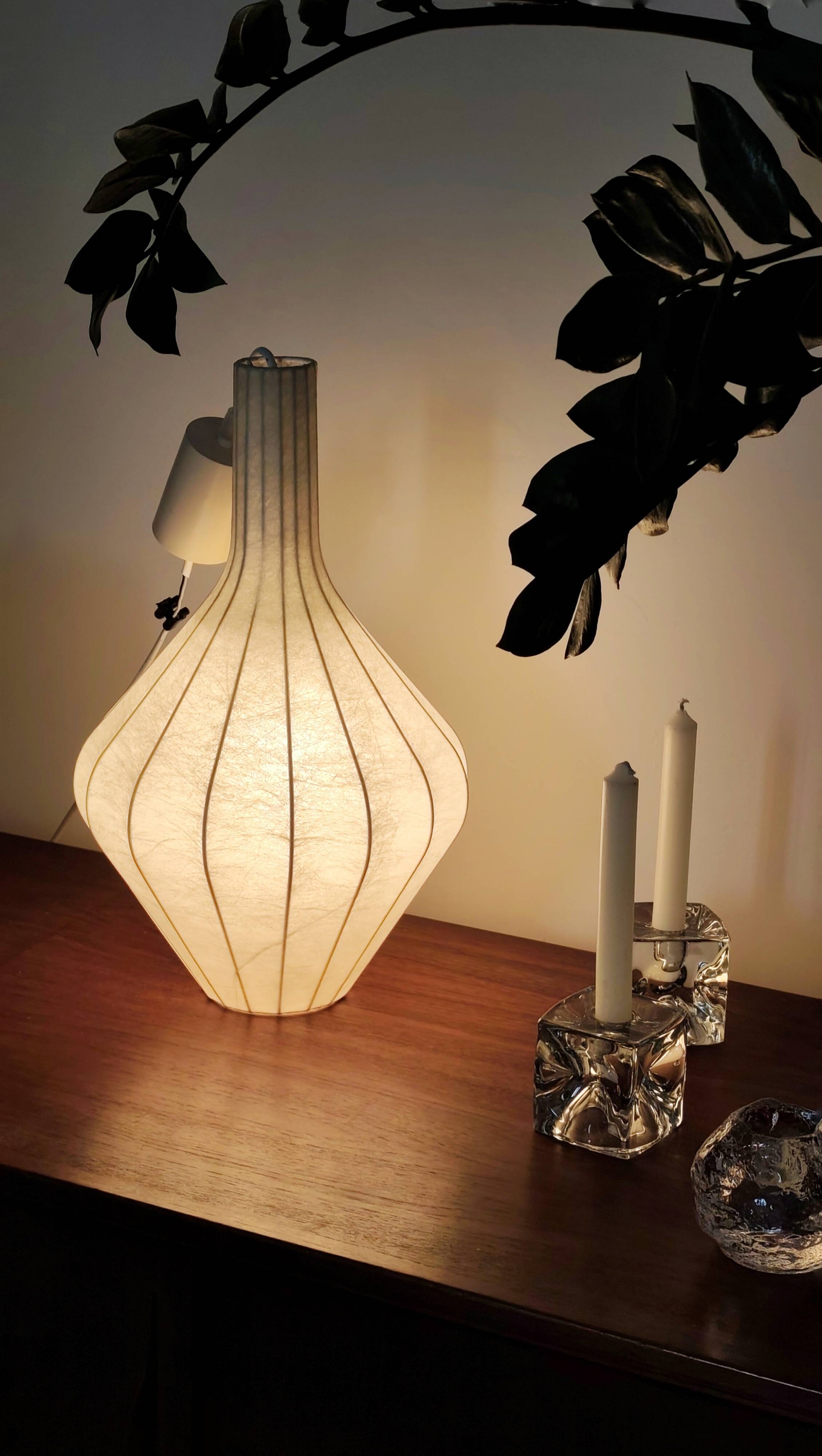 Vintage cocoon lamp from the 60s and 70s