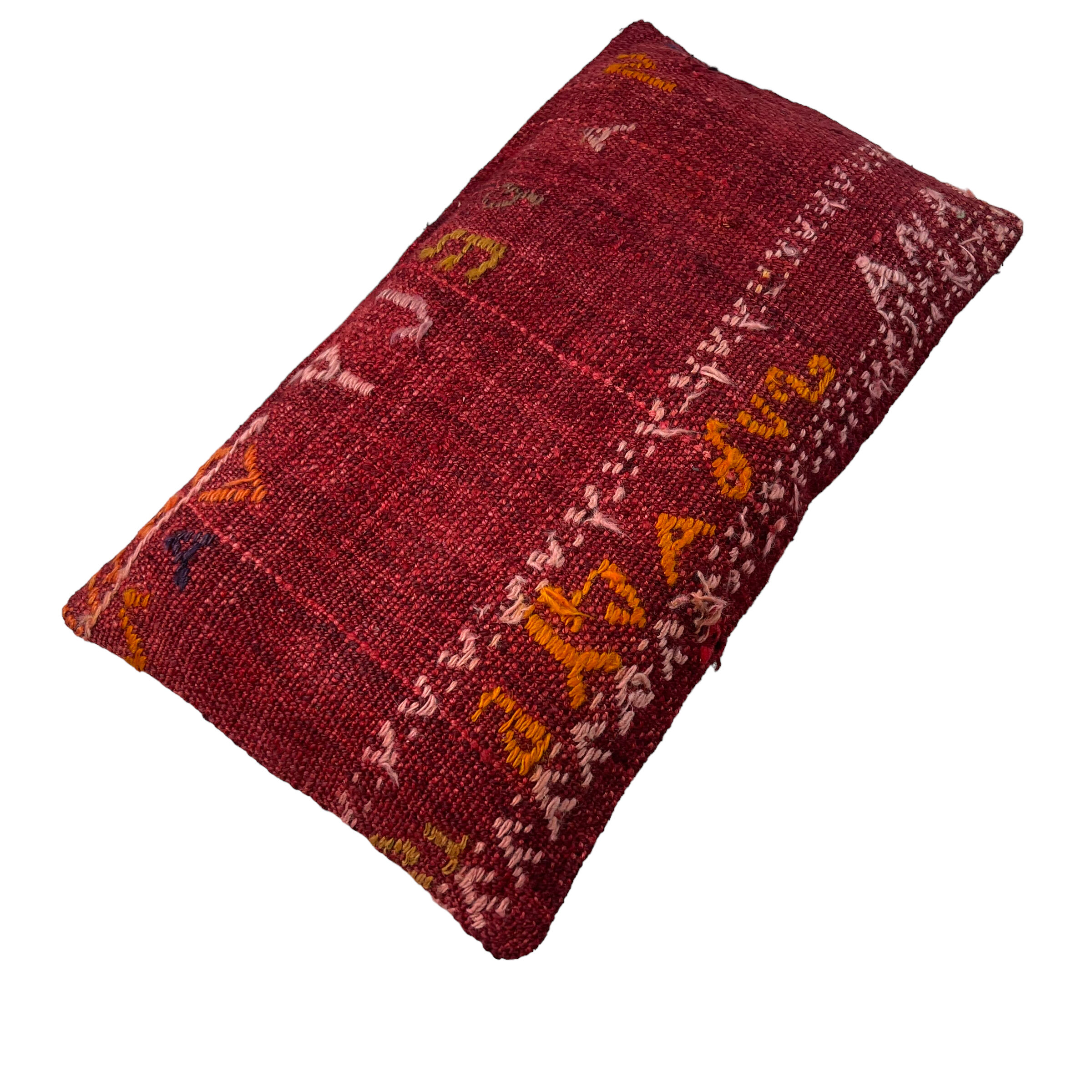 Vintage turkish kilim cushion cover 30x50cm