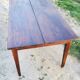 Farmhouse table XIXth century 196cm spindle feet