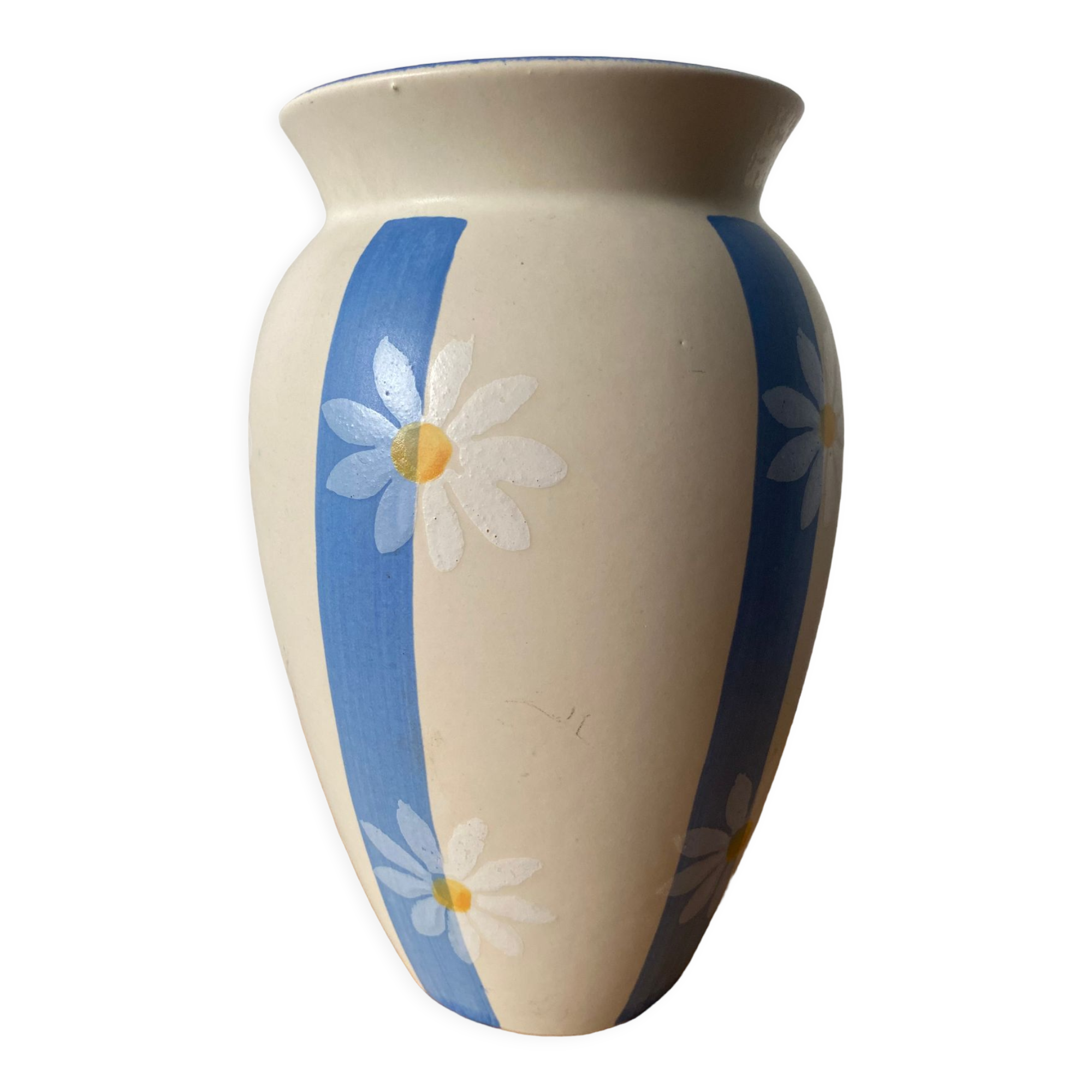 Flowered vase daisies