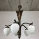 Art Deco bronze pendant lamp