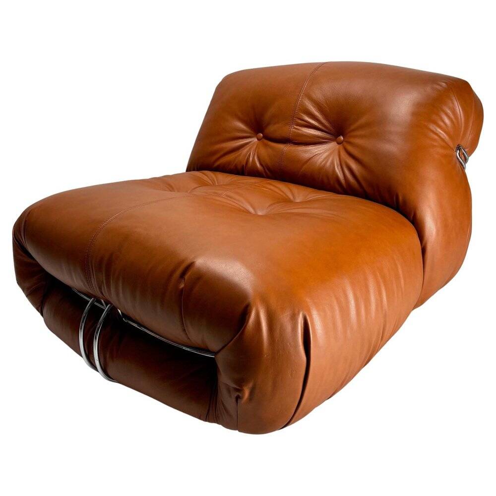 Chauffeuse Soriana par Afra et Tobia Scarpa pour Cassina, années 1970