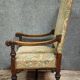 Antique walnut armchair – Renaissance / Henry II style – H 111 cm