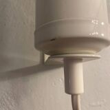 White metal wall light