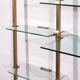 Peter Ghyczy Brass Very Rare Wall Unit Model R16 1970