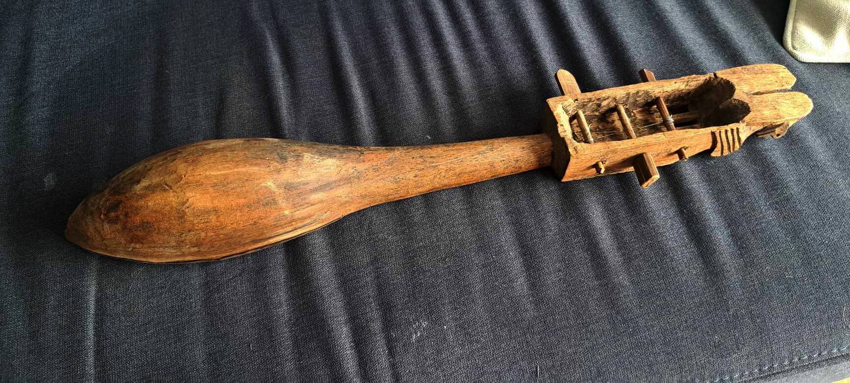 Traditional Oceanic instrument (hasapi batak toba lute) - 1970s
