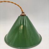 Enamelled sheet metal cone suspension