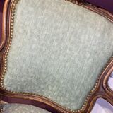 Louis XV style cabriolet armchairs