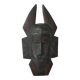 Carved wooden mask African art tribal decoration