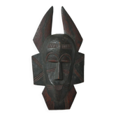 Carved wooden mask African art tribal decoration