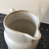 Pitcher in white fire porcelain by P. Precieux