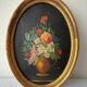 Duo de tableaux  «bouquet de fleurs »