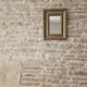 Antique Rectangular Mirror with a gilded wooden frame 35cm x 27cm