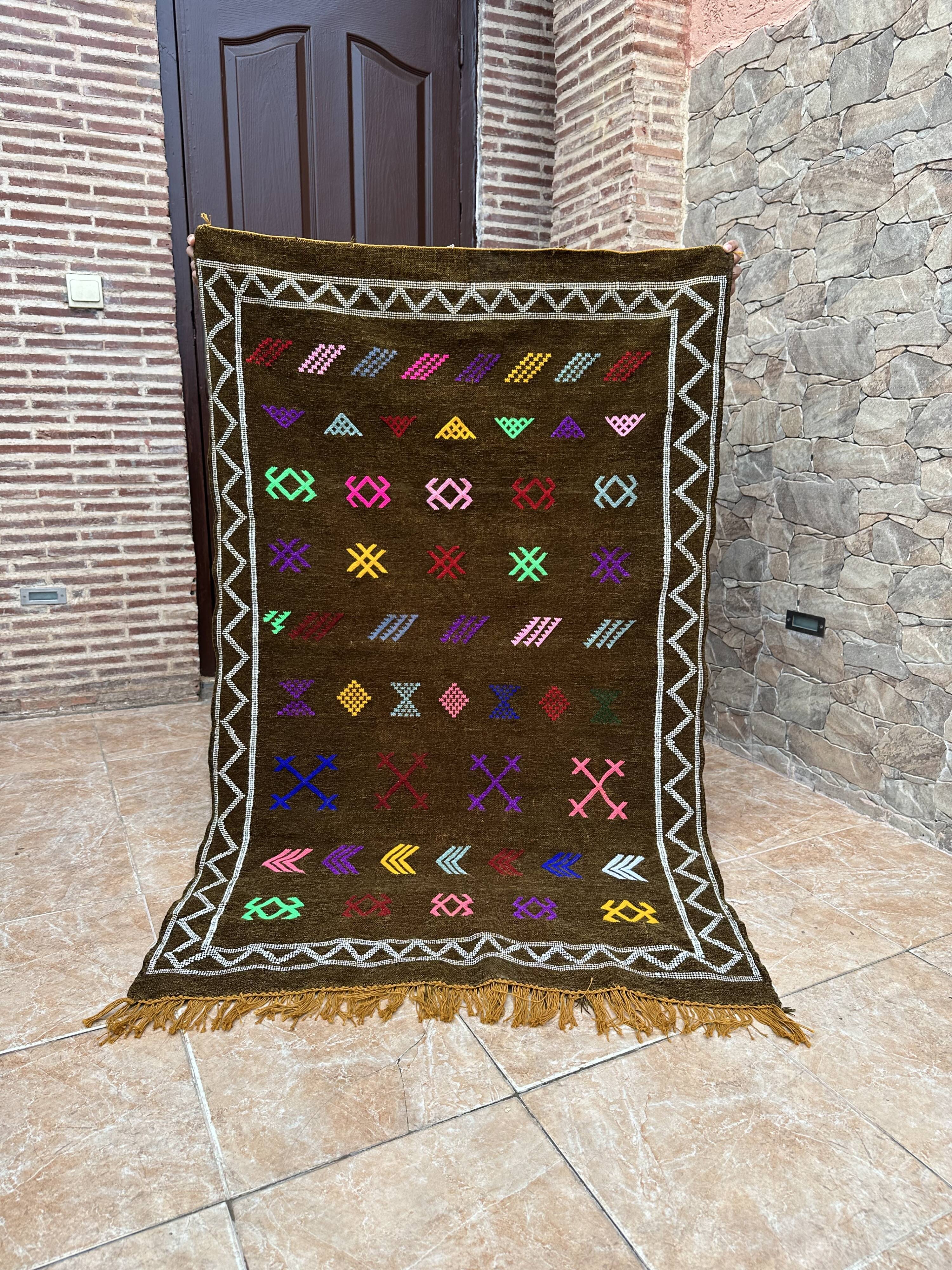 Moroccan rug - handmade rug - Berber wool rug - Floor rug