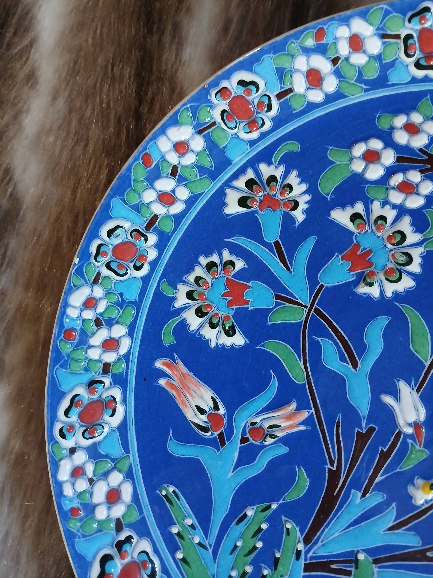 Plat décoratif de Kutahya