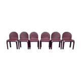6 chairs by Gae Aulenti for Knoll
