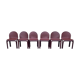 6 chaises par Gae Aulenti pour Knoll