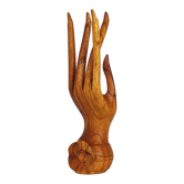 Hand wooden ring