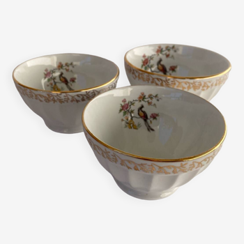 Small Longchamp Porcelain Bowls Bird of Paradise / Phoenix