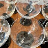 Set of 12 retro dessert cups