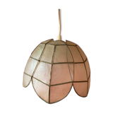 Pearly flower hanging lamp