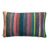 Vintage turkish handmade cushion cover , 30 x 50 cm