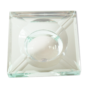 Cendrier en verre coupé