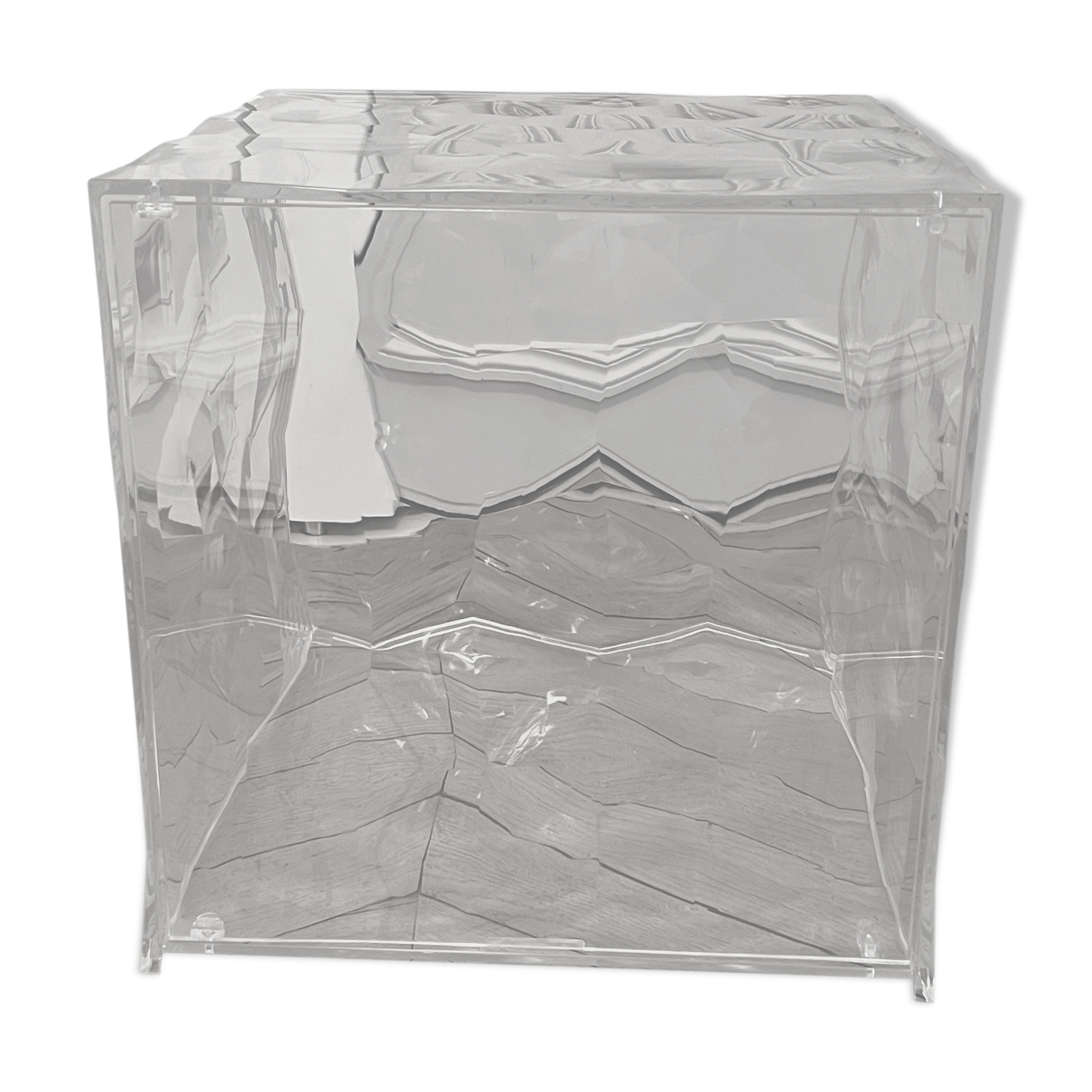 Optic storage with door - Kartell - Christal