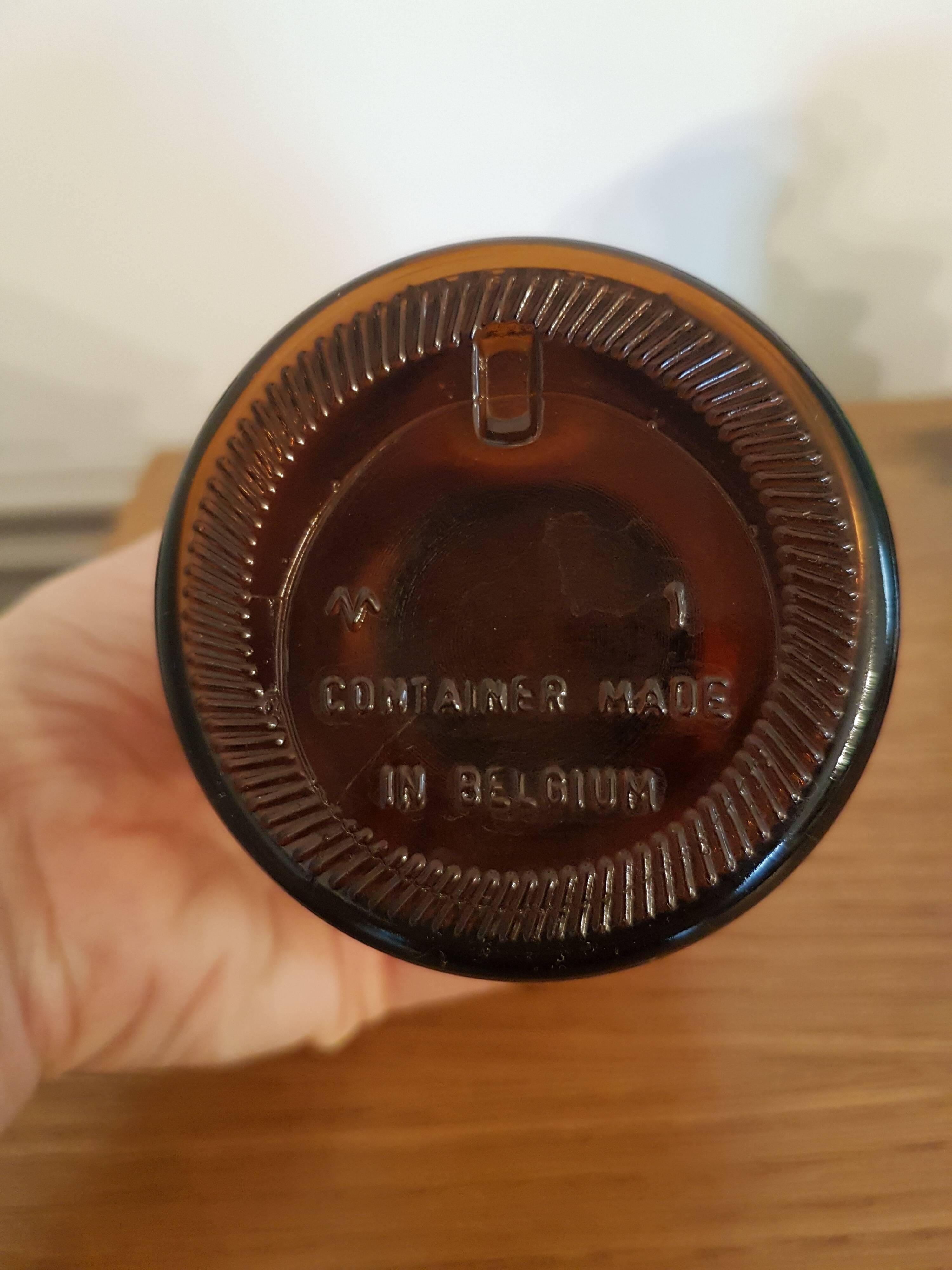 Set of two apothecary bottles