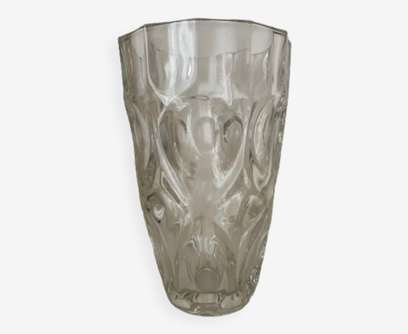 Vase vintage 1960 en verre