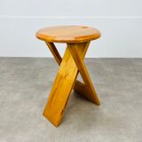 Suzy folding stool by Adrian Reed in pine