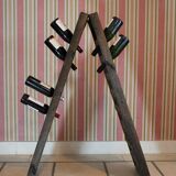 Wood champagne desk, 48 bottles