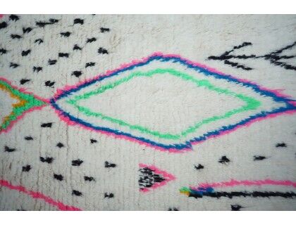 Colorful Berber carpet 258x146cm