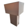 Lampe de Charolles signée + Abat‑jour rectangulaire en tissu be