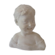 Bust young boy in plaster
