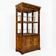 Small Biedermeier / Louis-Philippe display cabinet in walnut and birch 1840-1860